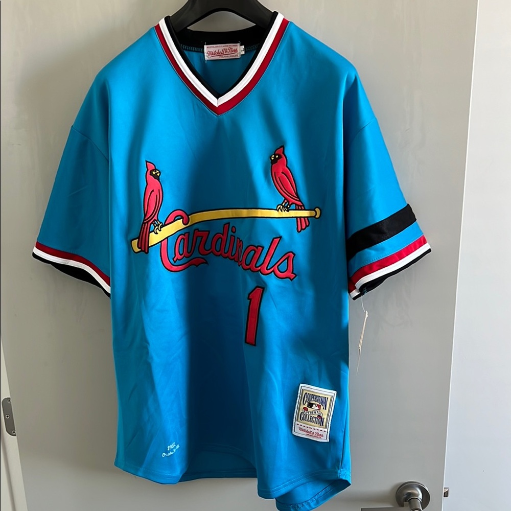 Mitchell & Ness - Ozzie Smith Blue Cardinals Jersey